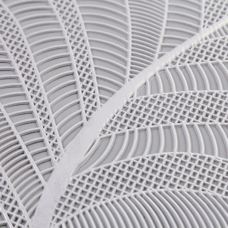 1 Stück Hohl PVC Groß Kreative Phönix Blume Isolieruntersetzer Restaurant Platzset Küchentisch Schüsselmatte Hochzeitsfeier Dekoration