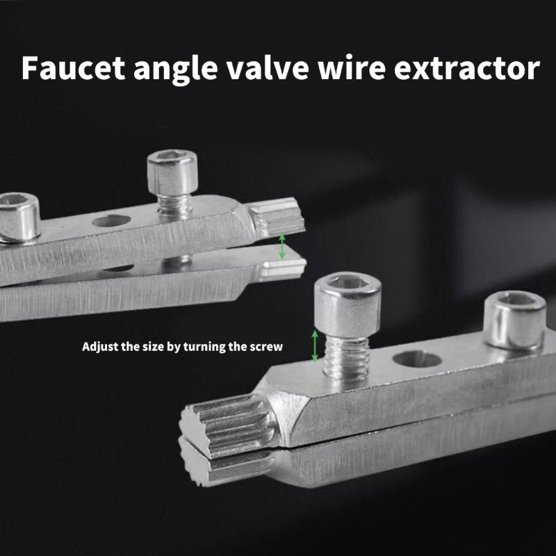 Valves Faucet Removal Tool Suitable for Efficient Extraction of Broken Screws and Water Pipe Challenging Plumbing Tasks