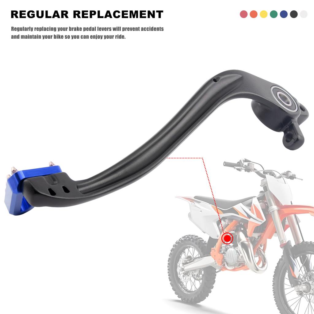 For KTM EXC EXCF Motocross CNC Rear Foot Brake Lever Pedal Parts XCF XCW SXF 2008-2015 Enduro Dirt Bike