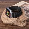 ANNEFIT Denim Watch Band, Casual Watch Replacement Band, Fabric Velcro Watch Strap, Quick Release, 16mmBlack
