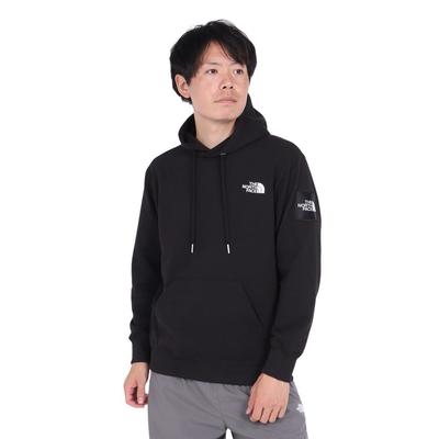 Mikina s logem North Square Unisex Fleecová podšívka Termální Černá S [The Face]