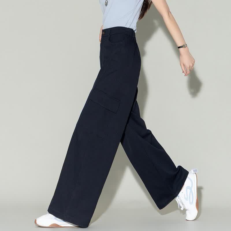 Demana Damen Lässige Weitbeinige Freizeithose