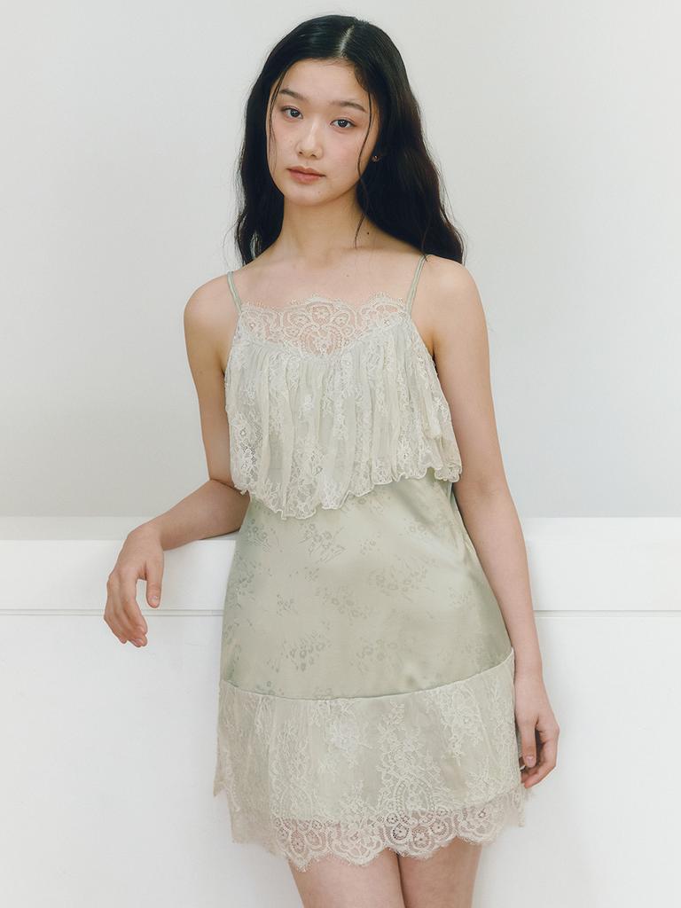 Ganiesong Behr Slip Dress_Light Green