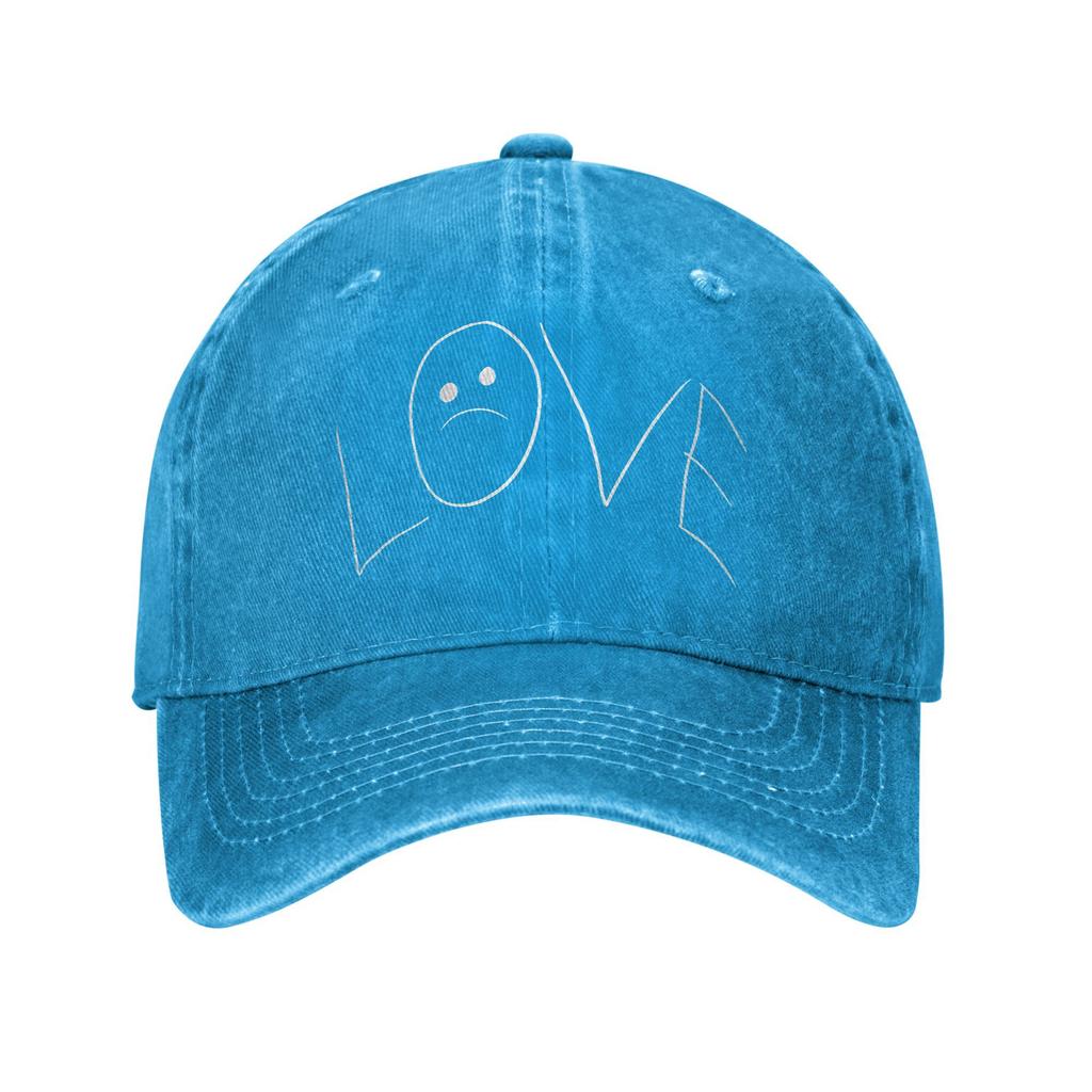 Summer America Rapper Lil Peep Baseball Cap Sun  Adjustable Custom Logo Washed Trucker Hat Adult y2k Retro Outdoor Sports Caps
