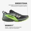 Salomon Trail Running SENSE RIDE 5 L47311100 Gecko cm Men's Black/Laurel Wreath/Green 27.5