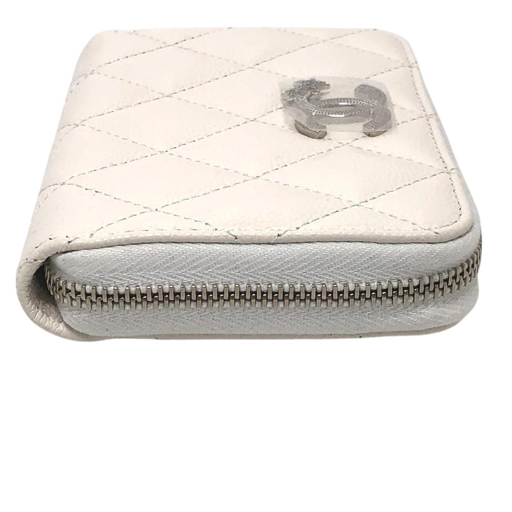 CHANEL AP3728 Star CC Mark Round coin purse Compact wallet  Unused