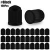 BFL1 100Pcs/Lot Wearproof Plastic Auto Wheel Tyre Tire Valve Stem Caps Covers, Artight Seal Heavy Duty, on The Nipple Car Accessries