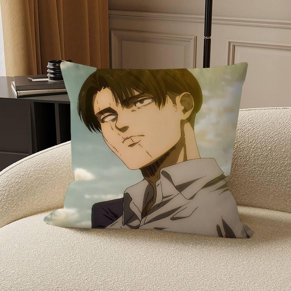 Levi Ackerman Kissenbezug für Schlafzimmer und Wohnzimmer Sofa Dekokissenbezug