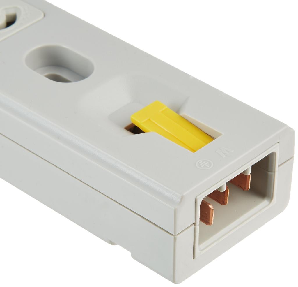 Sanwa Supply Server Rack Outlet Bar, 20A, 3-Pin, Anti-Slip, 10 Outlets, TAP-MR7535