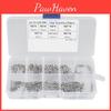 230pcs 304 Steel Stainless M2 Flat Head Bolt Screws Nuts Assortment Kit With Box
