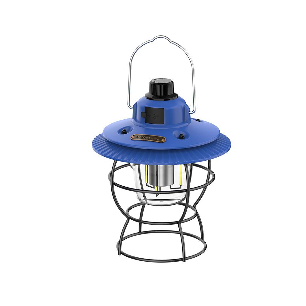 Outdoor retro camping light LED camping light atmosphere light tent horse lantern camping rechargeable camp light portable hanging light