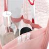 1 Stück faltbare Reißverschluss-Reise-Make-up-Pinseltasche Tragbare Netz-Kosmetiktasche Reise-Make-up-Tasche Zahnbürste Wasch-Organizer