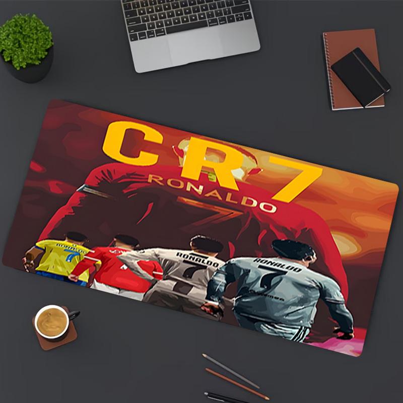 Cristiano Ronaldo Print Mouse Pad, for Keyboard Pad Laptop PC Mat for Office Home Use, Desk Decor, Perfect Birthday Gift for Gamers