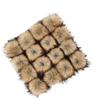16Pcs Soft Pompom Balls for DIY Sweater Hat Shoes Craft Projects Clothing Accessories Decor Gift Set 8Cm Diameter Elastic Rope