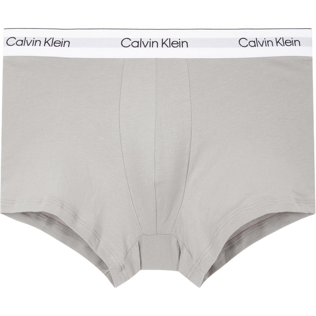 Calvin Klein Letter Print Mid-Rise Comfortable Boxer Briefs 3-Pack Men Underwear NB3963-PSW