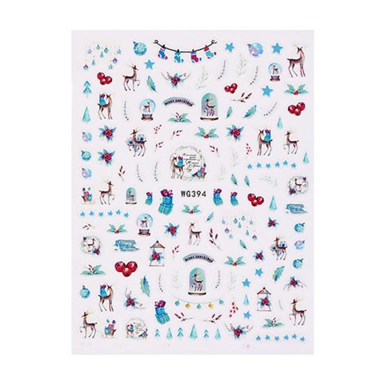 

Нежные Рождественские Наклейки Рождественские Узоры Мультфильм Декоративные H