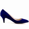 Décolleté da Donna Primavera Autunno Tacco Basso Alto 5cm Tinta Unita Traspiranti Punta Appuntita Suola Antiscivolo Soletta in Lattice Scarpe da Lavoro Matrimonio