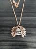 European-American Sunflower Pendant Necklace: Couple's Floral Alloy Jewelry Fantasy Gift