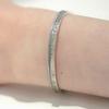HARANG HR 02B_Bracelet jonc Lettre Argent