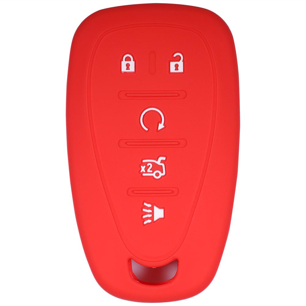 Car Key Cover Case Fits For Chevy Traverse Cruze Chevrolet Equinox Malibu 4/5 Button Silverado