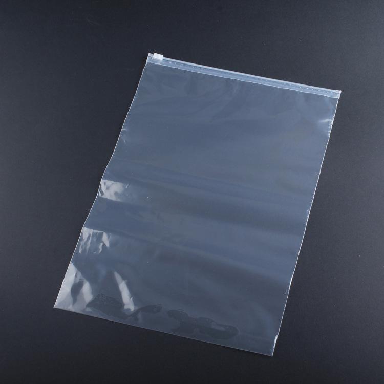 Transparent PE Zip Bag for Clothes: Perfect for Underwear, Socks, T-shirts, Self-Sealing Design