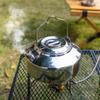 Portable Outdoor Stainless Steel Camping Kettle - Perfect for Hiking, Fishing, Picnics, and Self-Driving Trips
