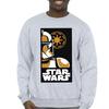 Star Wars Mens Stormtrooper Art Poster Sweatshirt