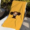 Cartoon Cheburashka Cute Towel Sports Quick Dry Travel Camping Gear Sandproof Soft Light Large Beach Towel