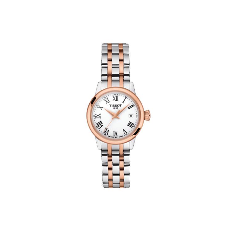 

TISSOT Quartz Movement 50 meter Water Resistance Women s Watch 28mm White Dial Stainless Steel Case T129.210.22.013.00 White Dial