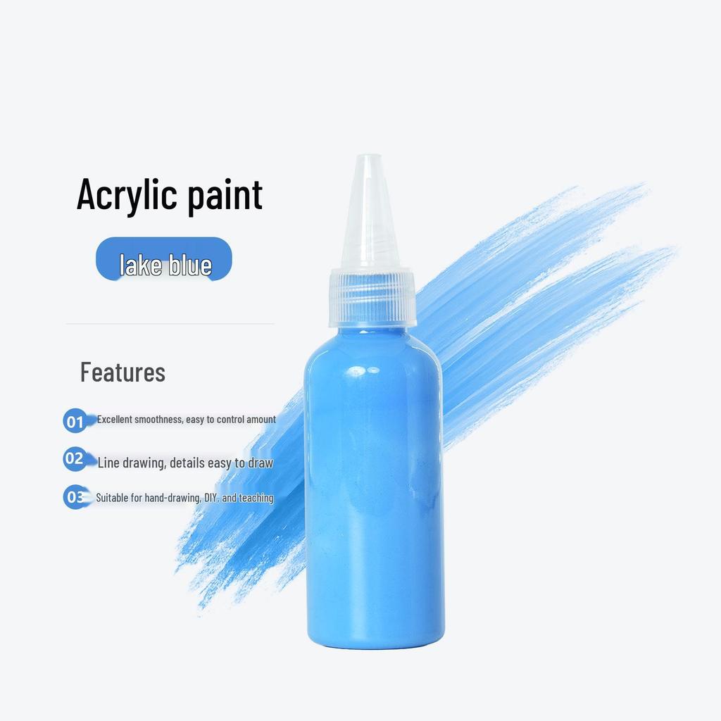 100ml Waterproof Acrylic Paint Set for Children's DIY Projects & Plaster Dolls.
