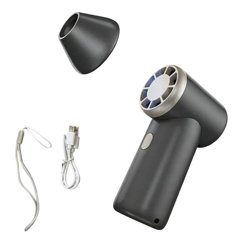 

Mini Handheld Cordless Blower Fan High Power 20m/s Wind Multi Function for Cleaning Vacuuming and Inflating Outdoor Applications чорний