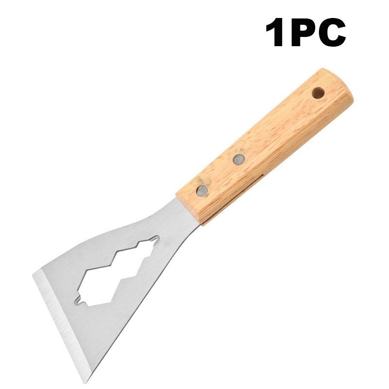 Multi-functional Shovel Long Handle Shovel Thickened Stainless Steel Kitchen Cleaning Tool Household Shovel for Scraping Dust