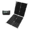 50W 2A Solar Panels Polysilicon Folding Solar Panels Portable Camping Travel High Conversion