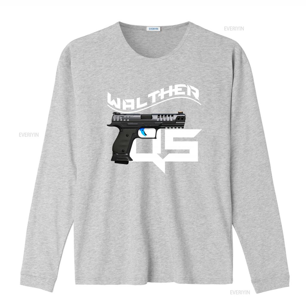 Walther Q5 Handgun T Shirt for Men Stylish Edgy Design vintage Washed Casual Slightly streetwear designer clothes Unisex