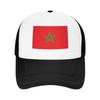 Morocco National Flag Moroccan Trucker Caps Sport Hats Trucker Hat Sports Cap Adjustable Snapback Caps Mesh Baseball Caps Spring