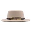 New Western cowboy hat, Tibetan wool top hat, men's and women's autumn/winter outdoor ox-head accessory, travel riding hat