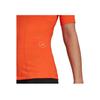Adidas Solid Color Crew Neck Pullover Logo Print Short Sleeve T-Shirt Women Tops Half-Impact-Orange HI6151