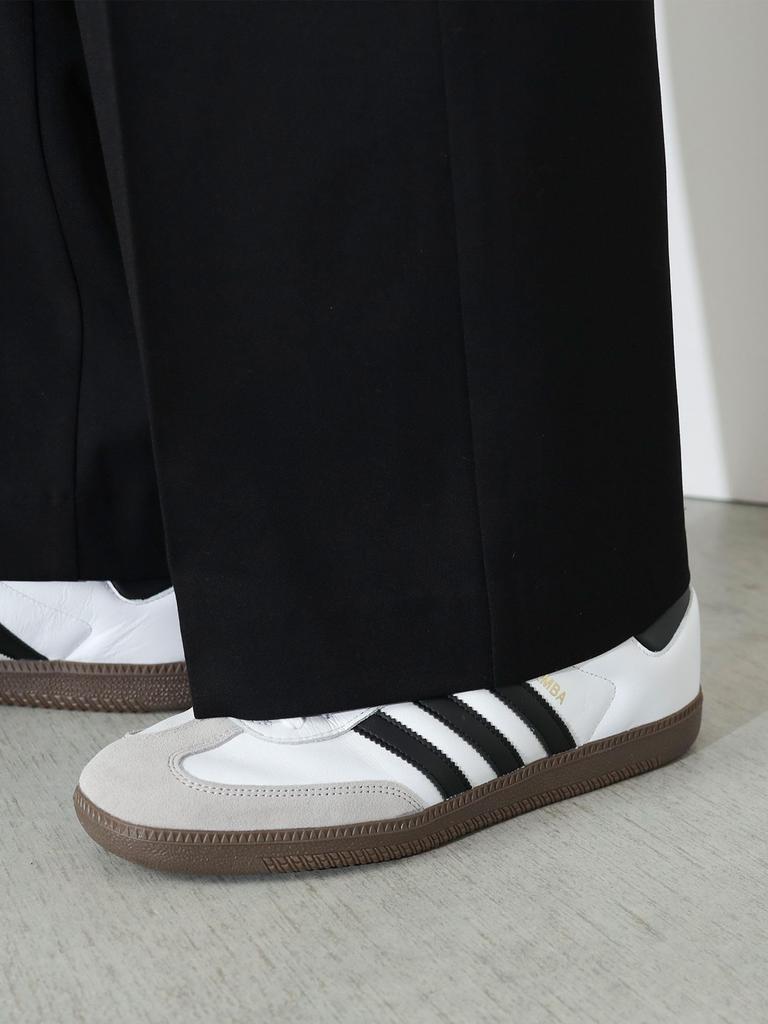 Pants Tuck Wide BLACK L [Beams Heart] YG.TR2 Men's