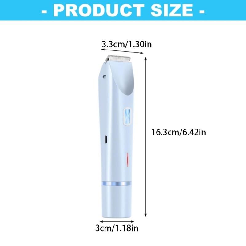 Cordless Lady Shavers With LCD Screen 2 In 1 Design Precisions Trimming Blades For Sensitives Areas Silents Personals Grooming Tool
