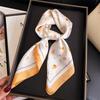 Fashion Cherry Print Silk Hairbands Scarf Women  New Elagant Bandana Neck Kerchief Head Bands Foulard Female Scarfs