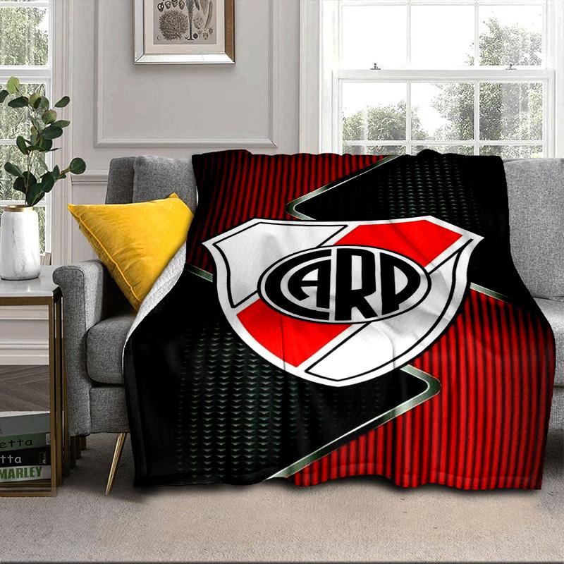 River Plate Emblem Portable Blanket/Soft Blanket Bedding Blanket Suitable for Travel Camping Living Rooms Offices Sofas Fan Gifts