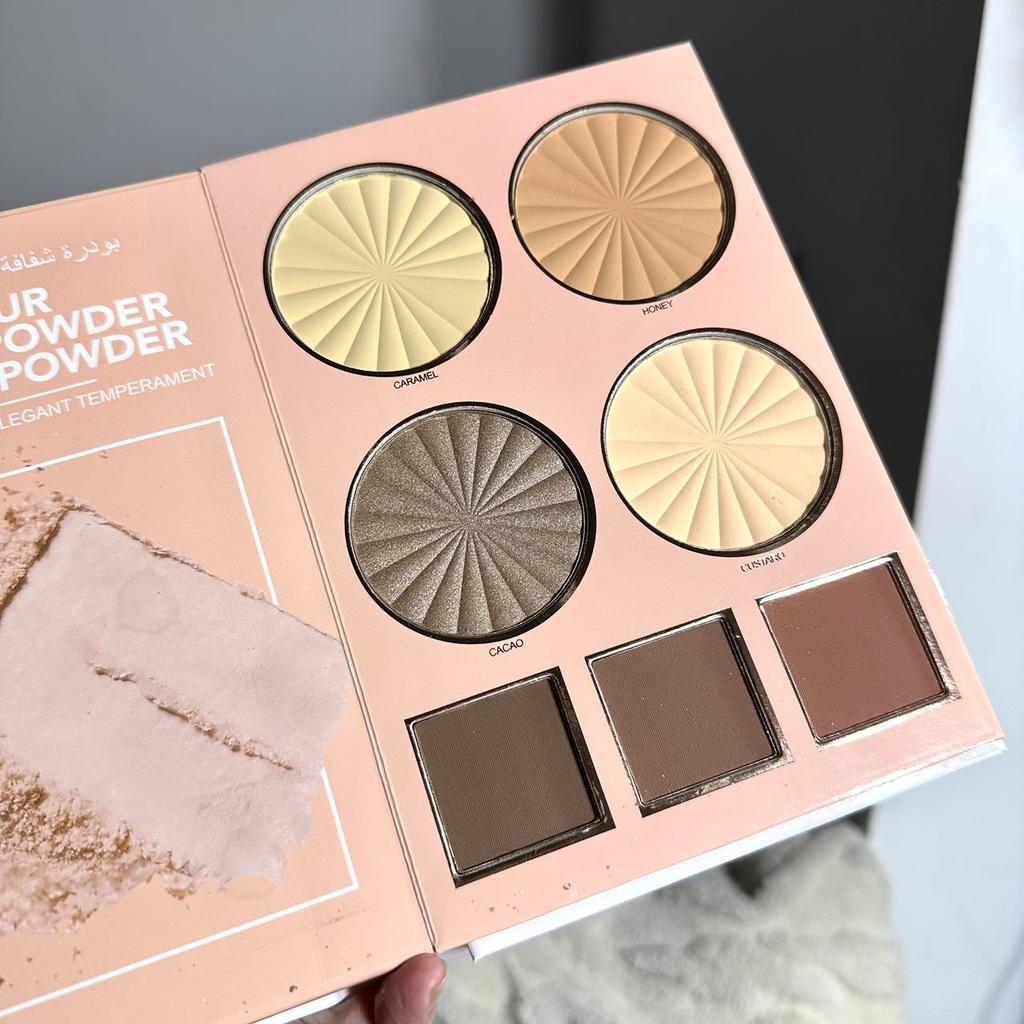 Multifunctional Eye Shadow Book 43 Colors Makeup Highlighter Blusher All In One Palette
