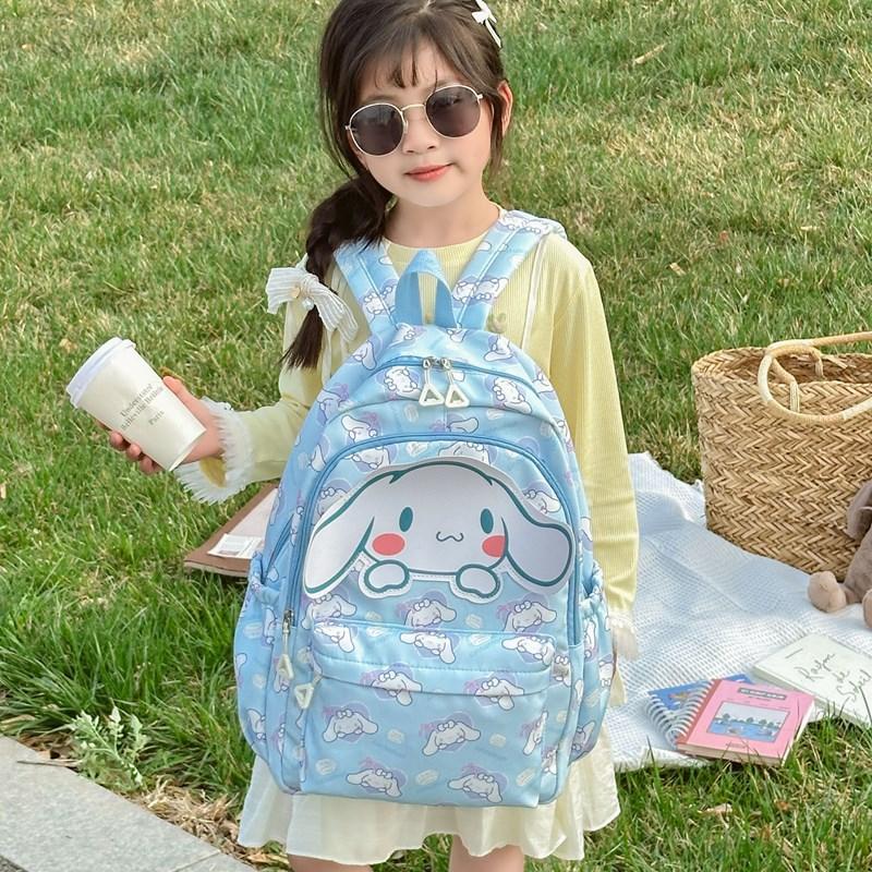 Kindergarten Cartoon Cute Student Schoolbag Foreign Style Printing Boys And Girls Backpack Spring And Summer Children'S Bag
