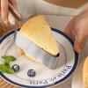 Feliator triunghiular din oțel inoxidabil pentru tort Magazin de deserturi Cutter Procesare feliere deserturi Fudge Ușor de curățat Unelte de bucătărie pentru ziua de naștere