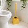 1/2 szt. Szczotka do WC z długą rączką Dekoracja lalki z kreskówki Szczotka do czyszczenia łazienki z podstawką Humorystyczny wystrój łazienki