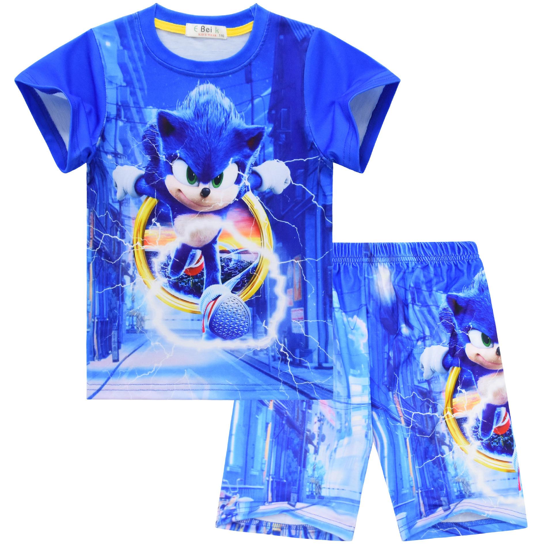 

Cartoon, Cartoon Digital Printing, Children S Short Sleeve Loungewear Set 841 100