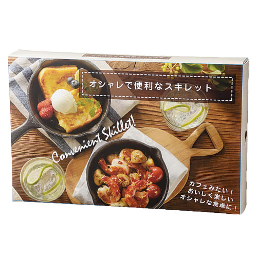 Utsumi Sangyo Handy Two-Handed Skillet, Induction Compatible, Approx. 15cm (Recipe Included)