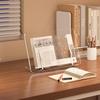 Junhan Acryl Transparent Multifunktionaler Buch- & iPad-Ständer