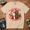 Mothman Christmas T-Shirt, Funny Silent Night No Witnesses Shirt, Cryptid Santa Graphic Tee, Dark Humor Holiday Gift for Cryptid Lovers