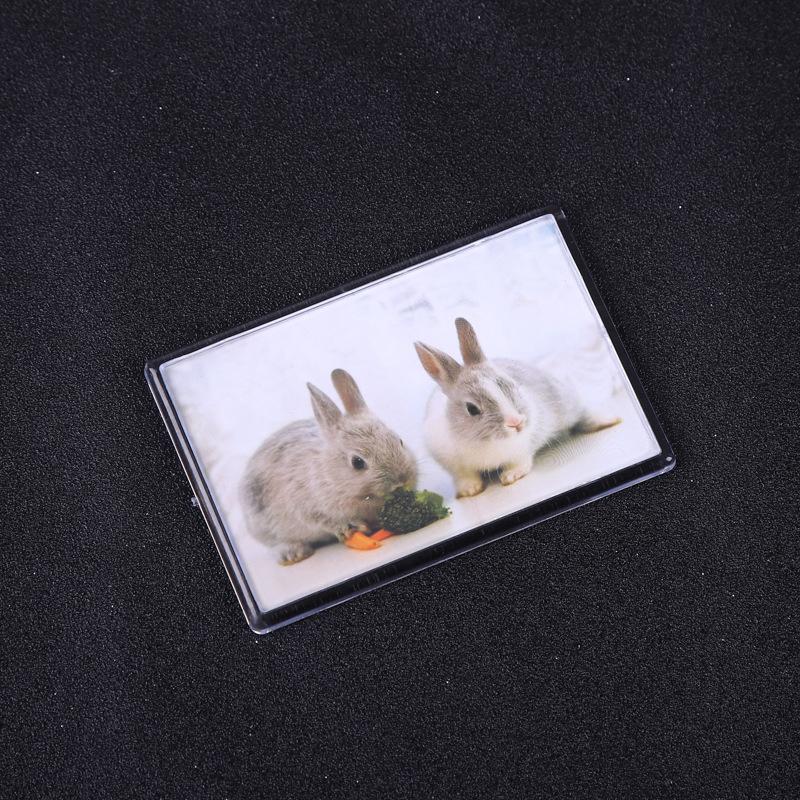 5Pcs Acrylic Magnetic Photo Frames Transparent Refrigerator Magnet Sticker Photoes Display Holder Home Pictures Organizer Diy